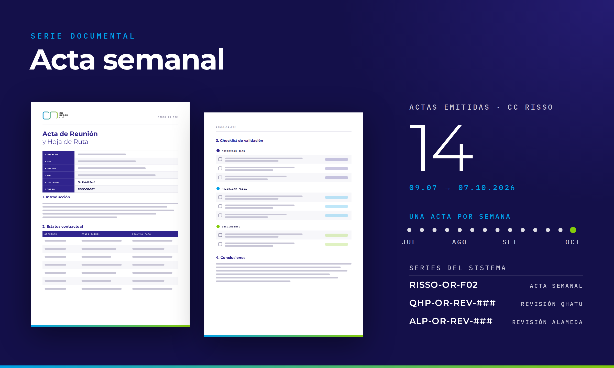 Acta semanal