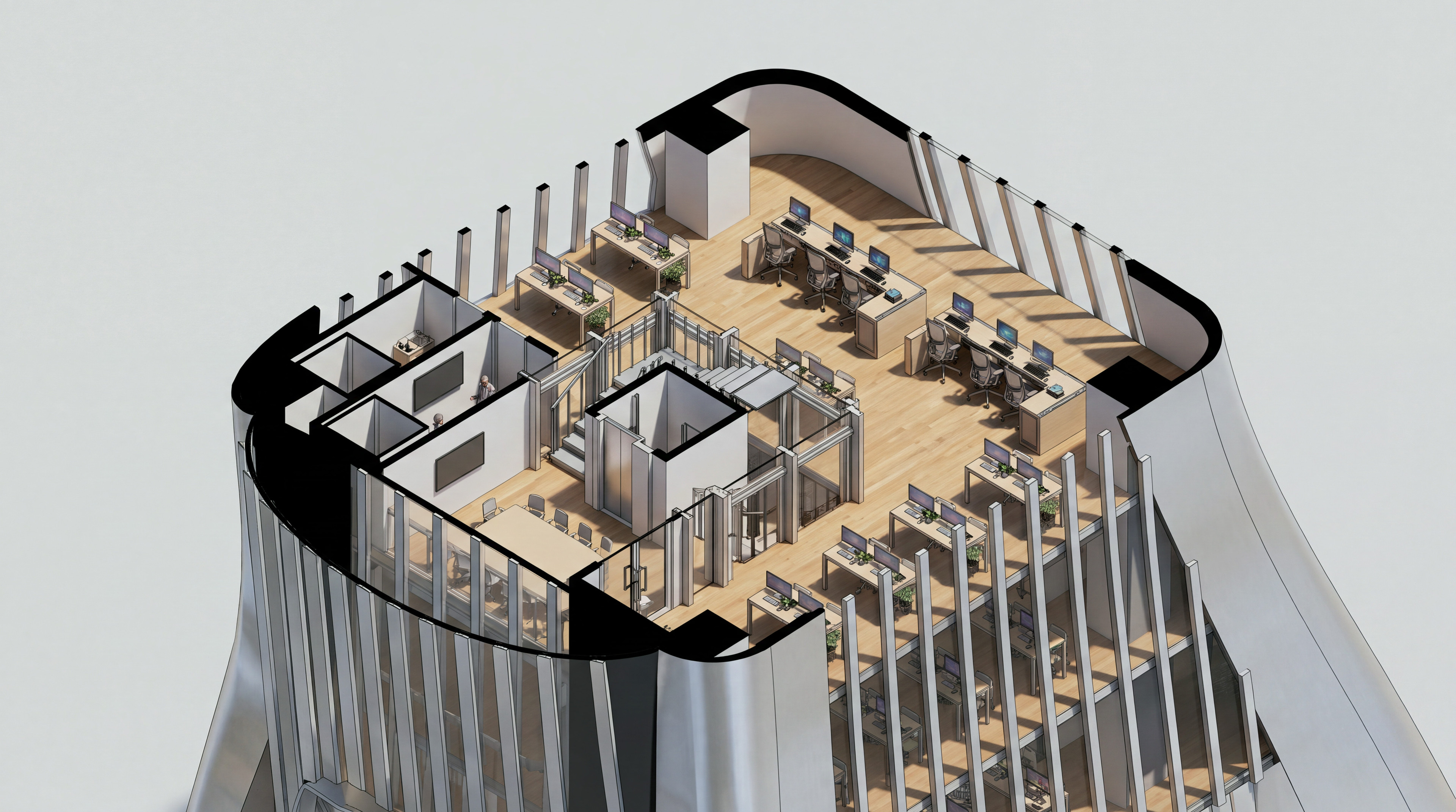 Planta tipo · oficinas